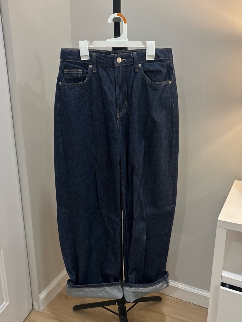 Classic Dark Blue Men’s Jeans